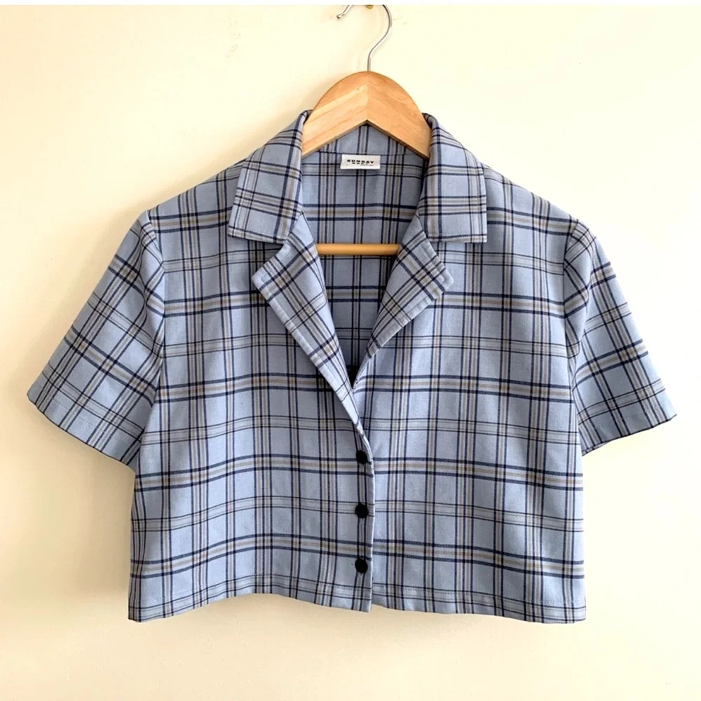 Sunday Best Plaid Button Down - Picture 1 of 3